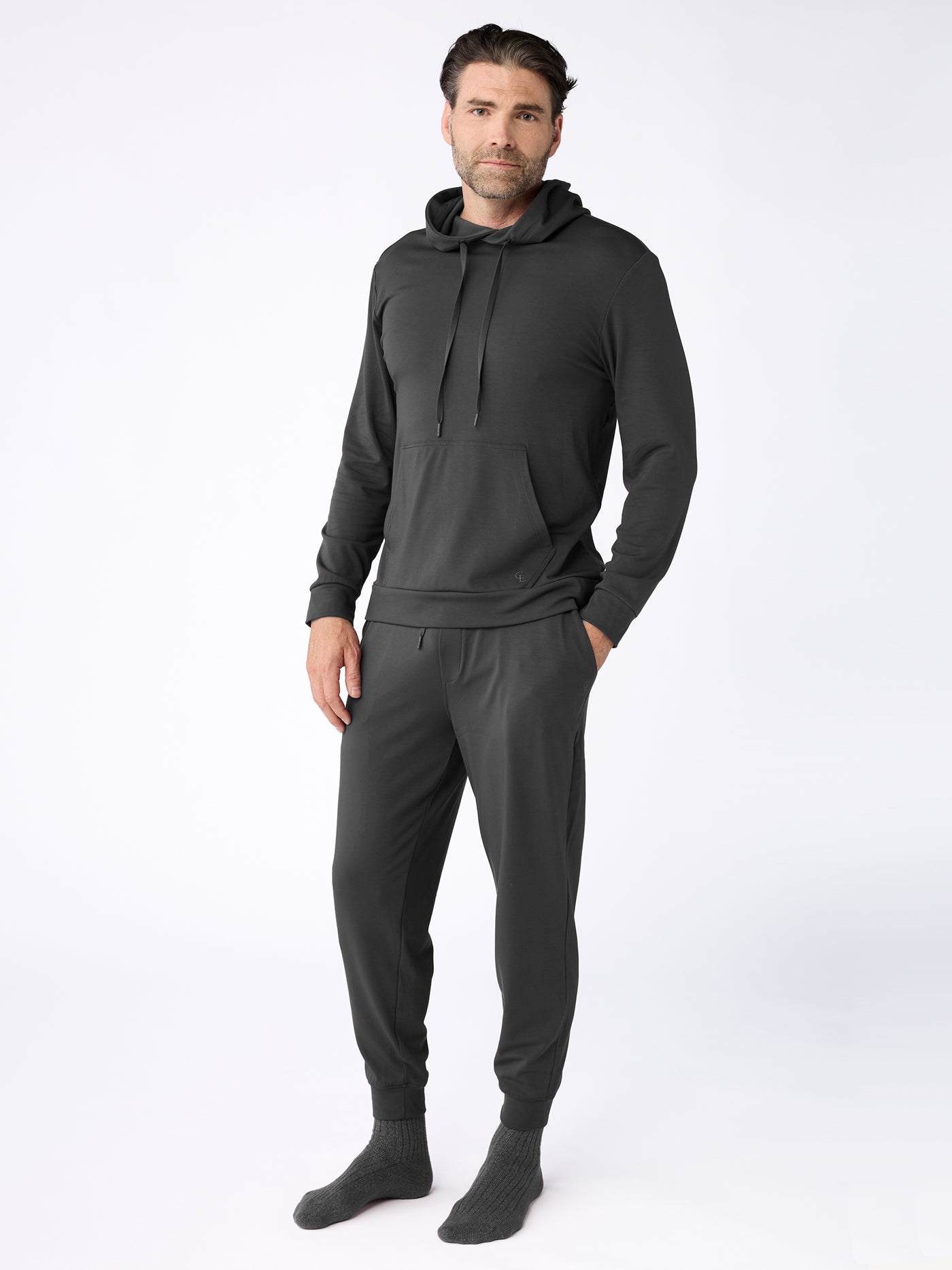 Men's Brushed Bamboo Hoodie & Jogger Set - Image 5
