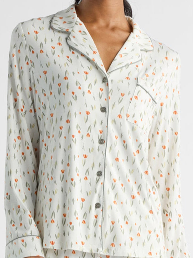 Women's Bamboo Stretch-Knit Long Sleeve Pajama Top - Last Chance - Image 45