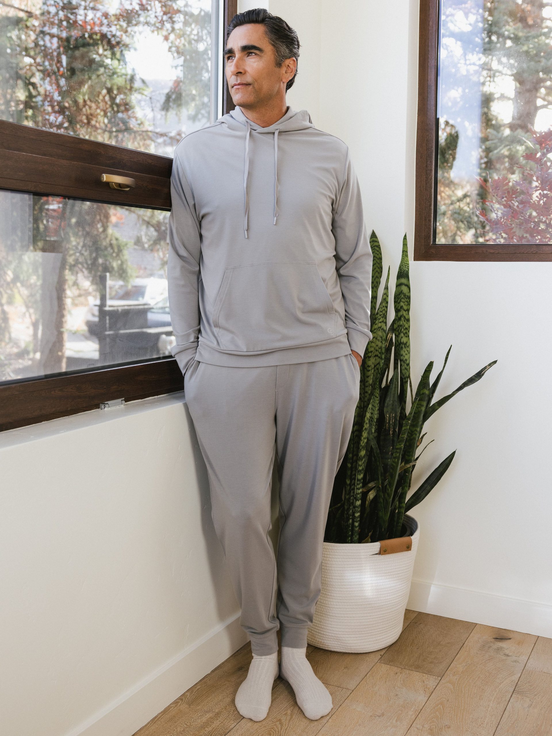 Men's Brushed Bamboo Hoodie & Jogger Set - Image 24