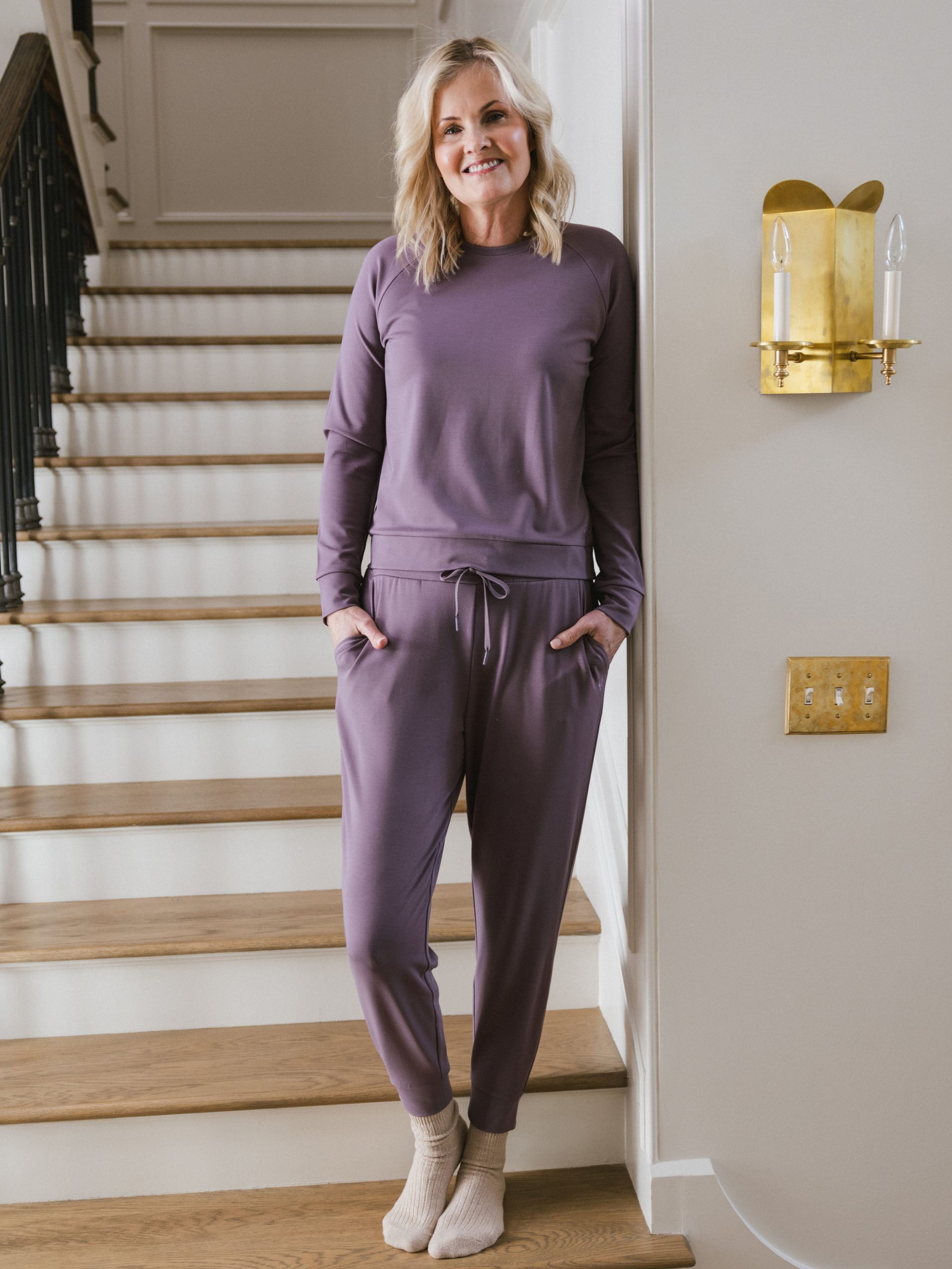 Women's Brushed Bamboo Jogger Set - Image 43