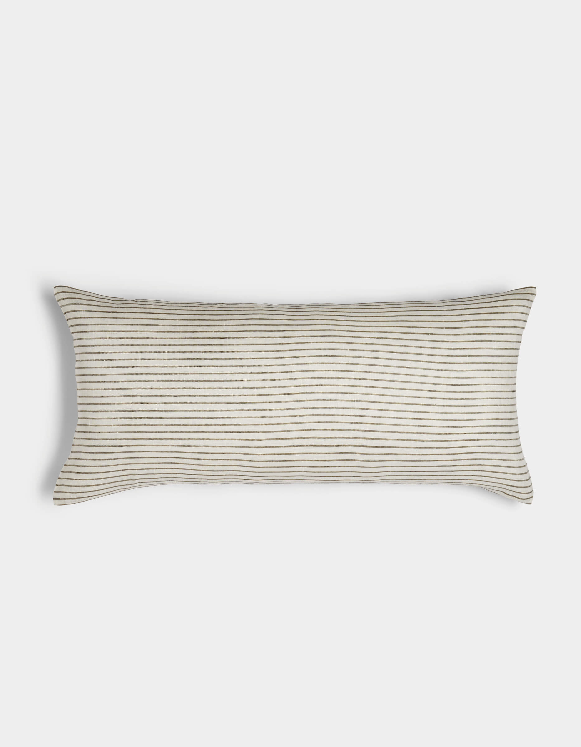 Striped Linen Throw Pillow - Image 78