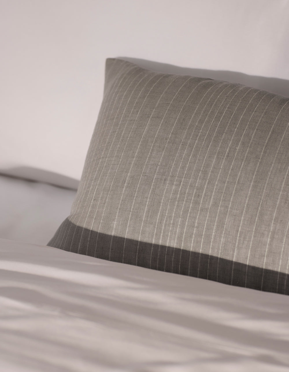 Striped Linen Throw Pillow - Image 52