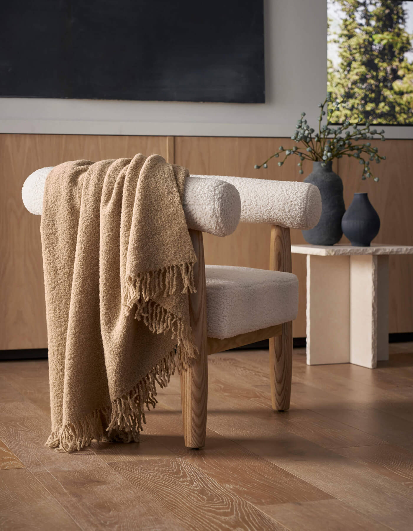 Alpaca Boucle Throw - Image 6
