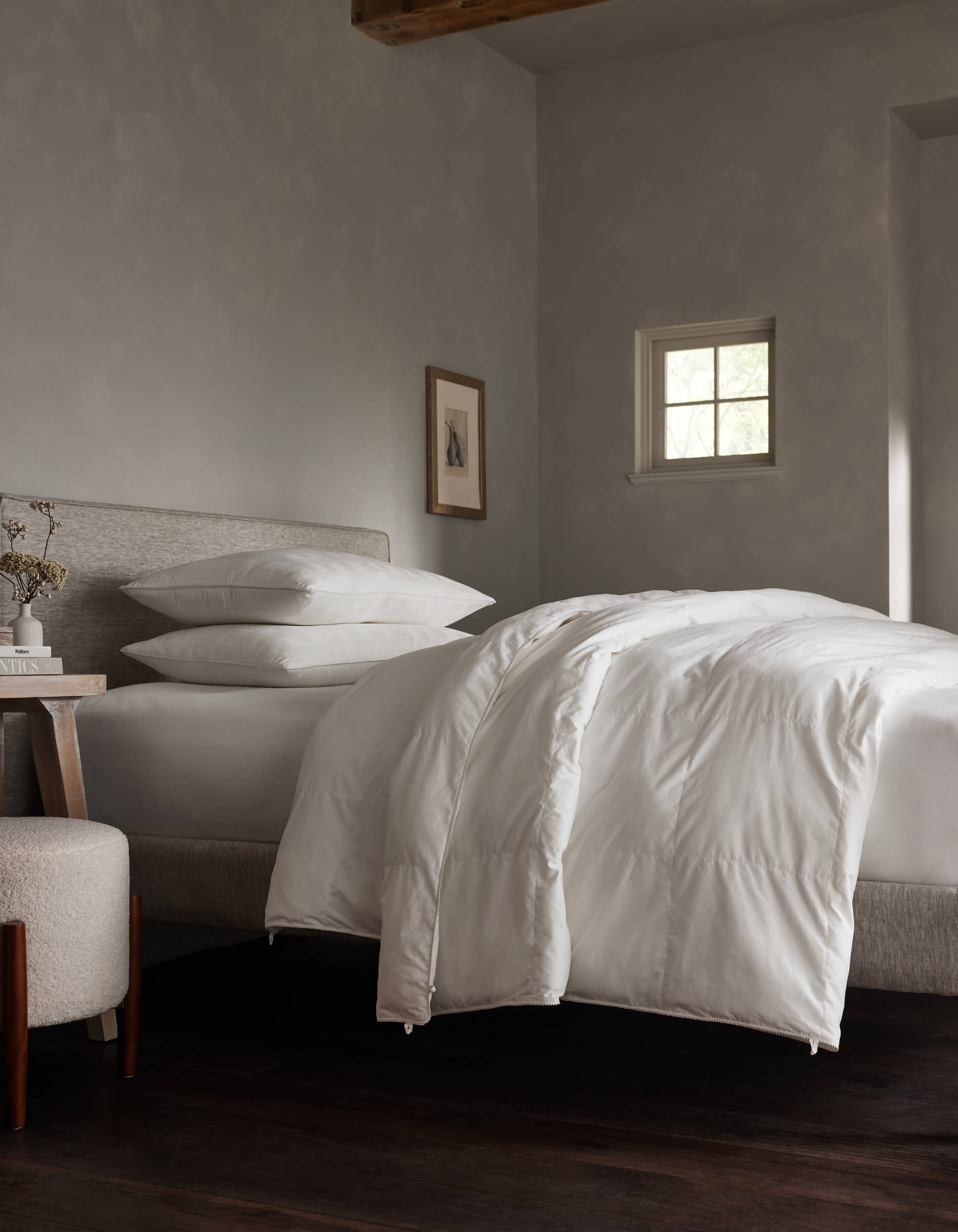 Soft-Wash Cotton Bedding Deluxe Bundle - Down Alternative - Image 42
