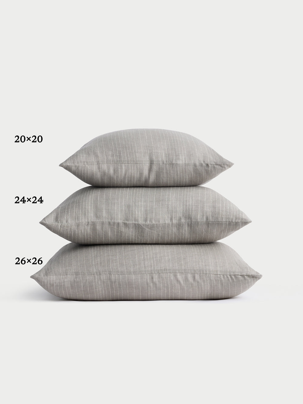 Striped Linen Throw Pillow - Image 49