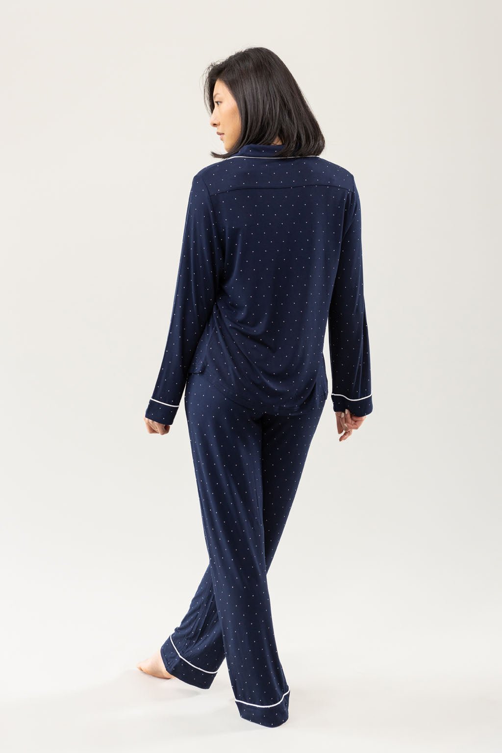 Women's Bamboo Stretch-Knit Long Sleeve Pajama Top - Last Chance - Image 35