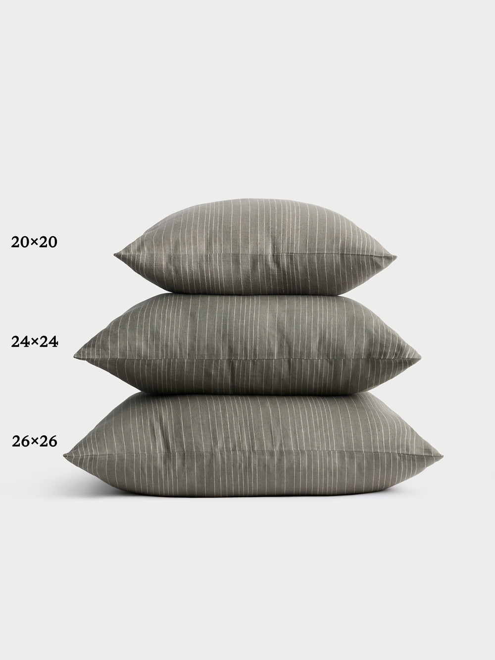 Striped Linen Throw Pillow - Image 16