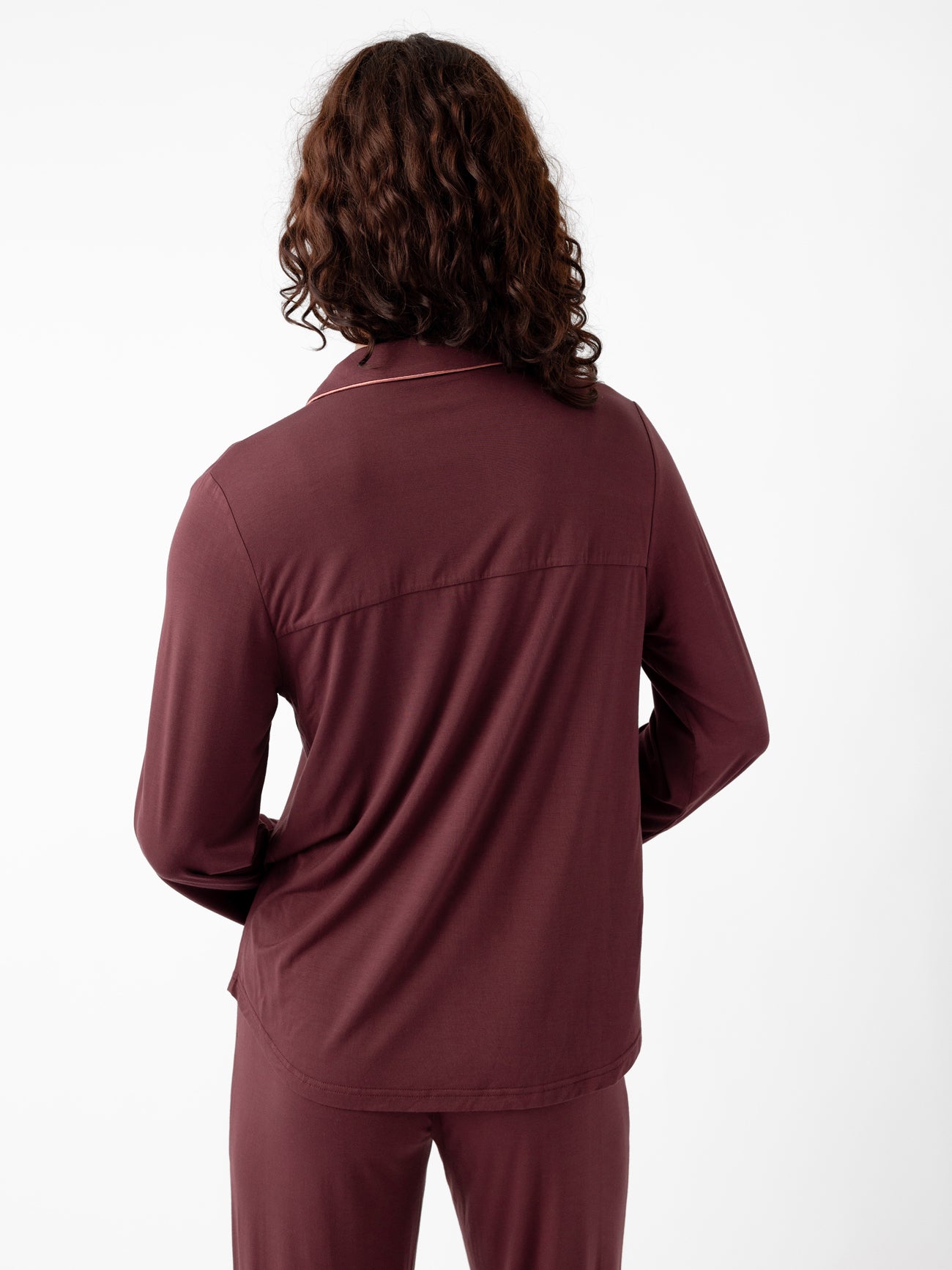 Women's Bamboo Stretch-Knit Long Sleeve Pajama Top - Last Chance - Image 23