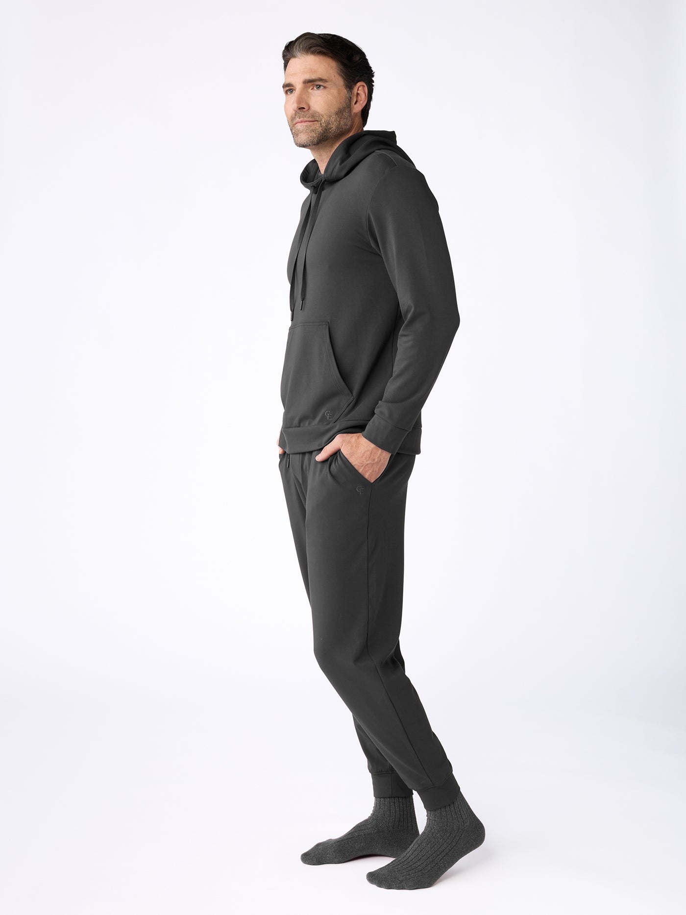 Men's Brushed Bamboo Hoodie & Jogger Set - Image 6