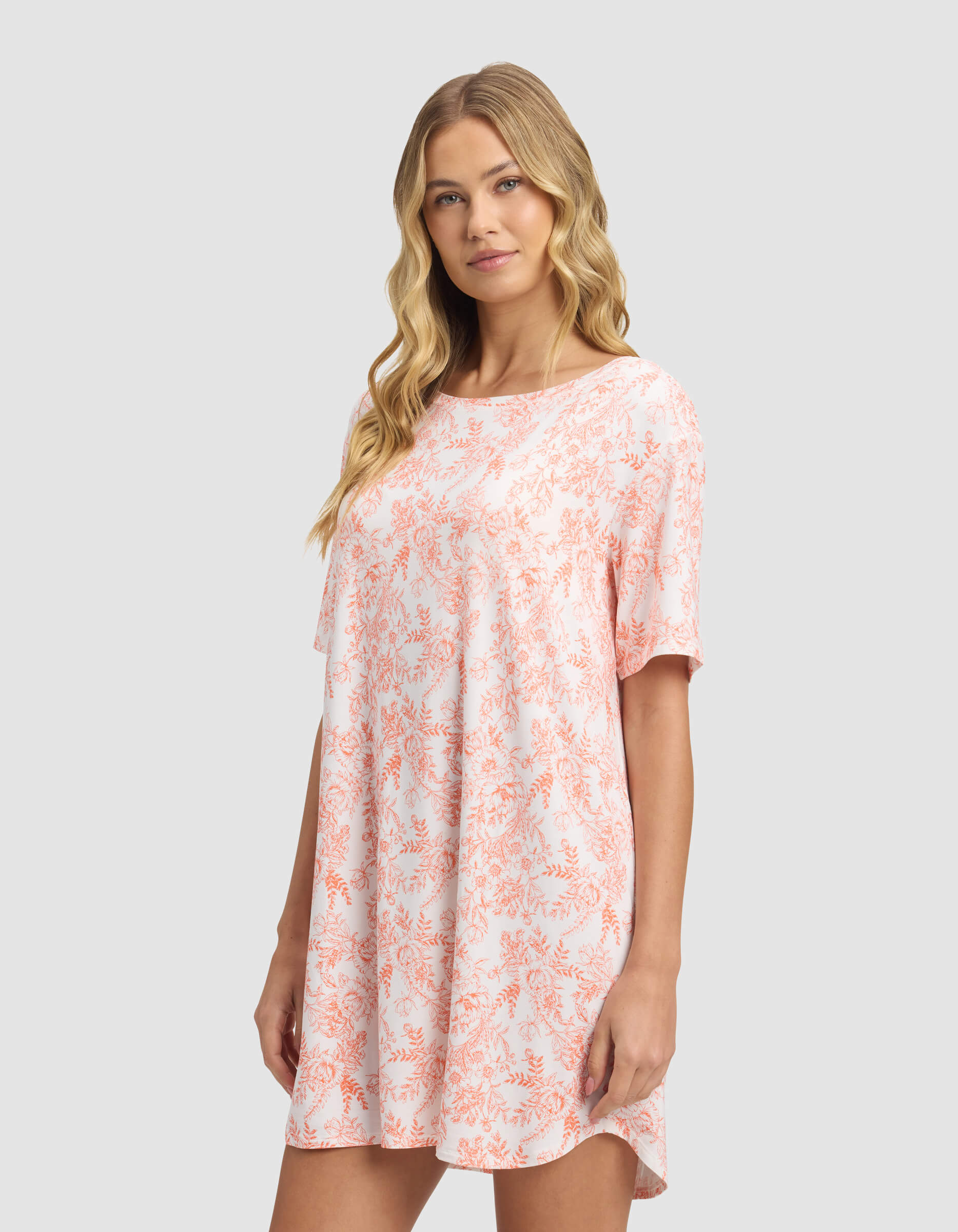 Women's Bamboo Stretch-Knit Sleep Dress - Image 6