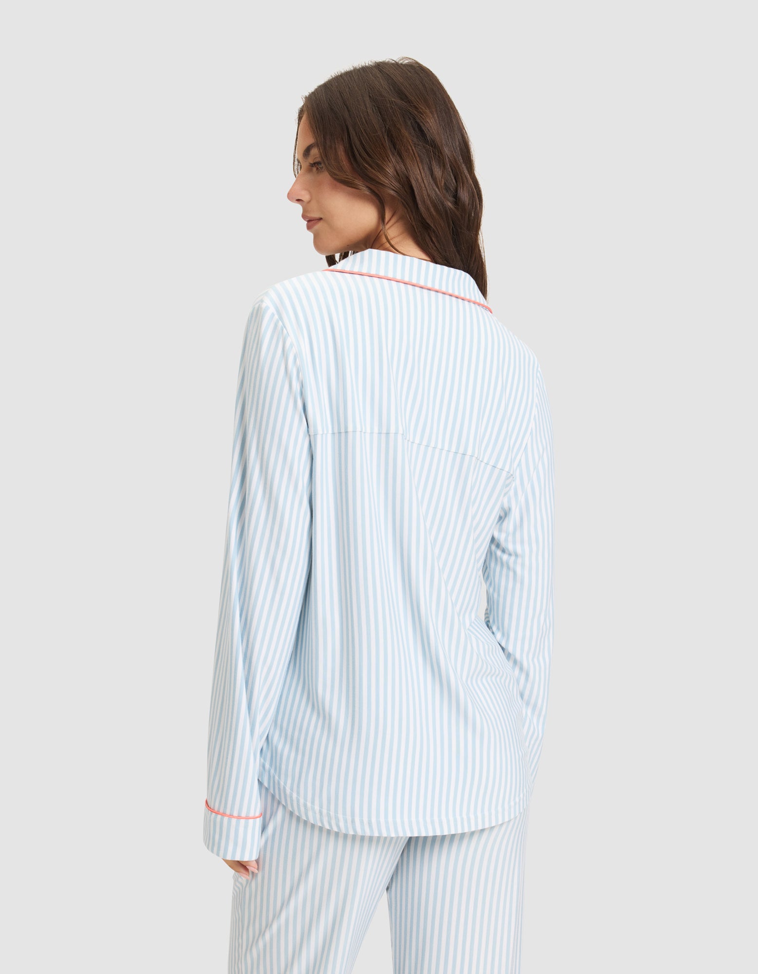 Women's Bamboo Stretch-Knit Long Sleeve Pajama Top - Last Chance - Image 10