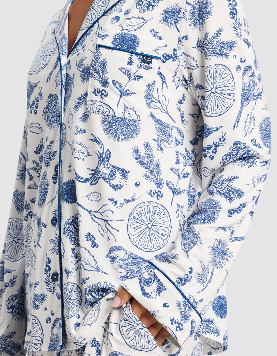 Women's Bamboo Stretch-Knit Long Sleeve Pajama Top - Last Chance - Image 53