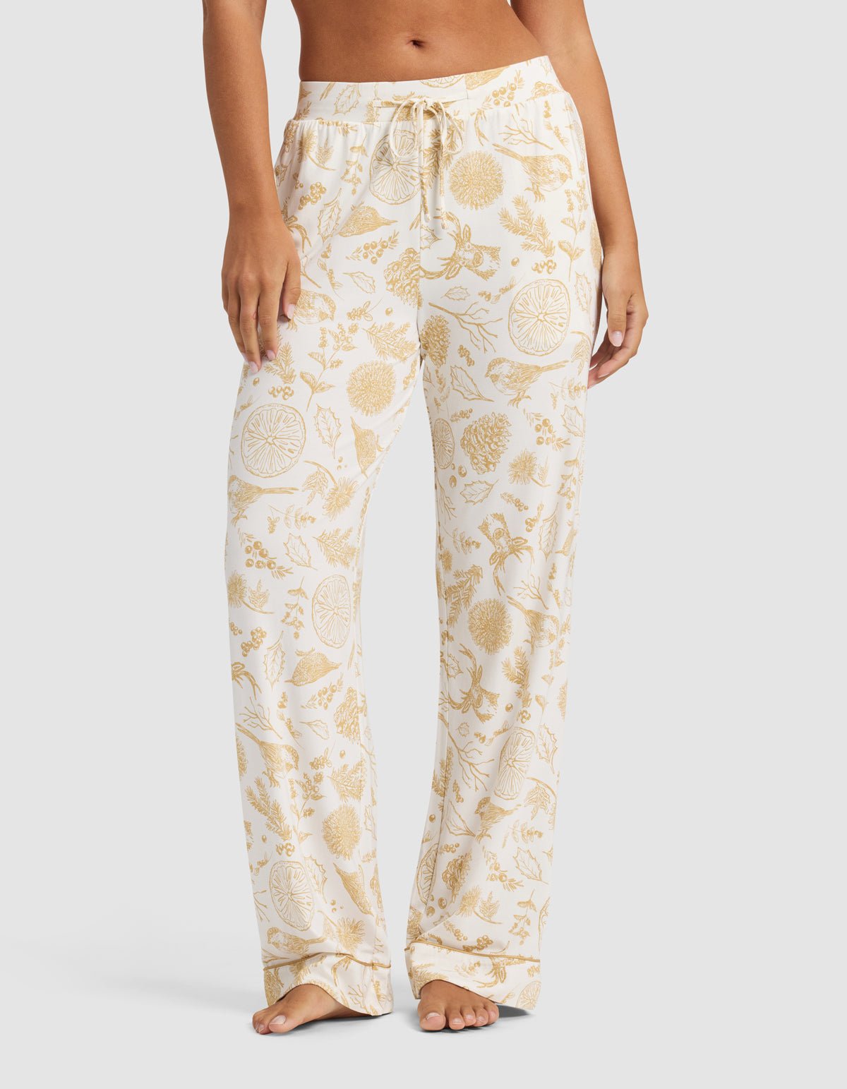 Women's Bamboo Stretch-Knit Short Sleeve & Pant Pajama Set - Last Chance - Image 66