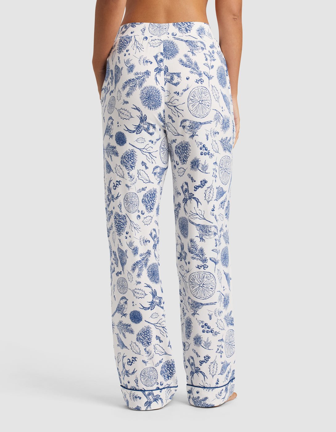 Women's Bamboo Stretch-Knit Short Sleeve & Pant Pajama Set - Last Chance - Image 60