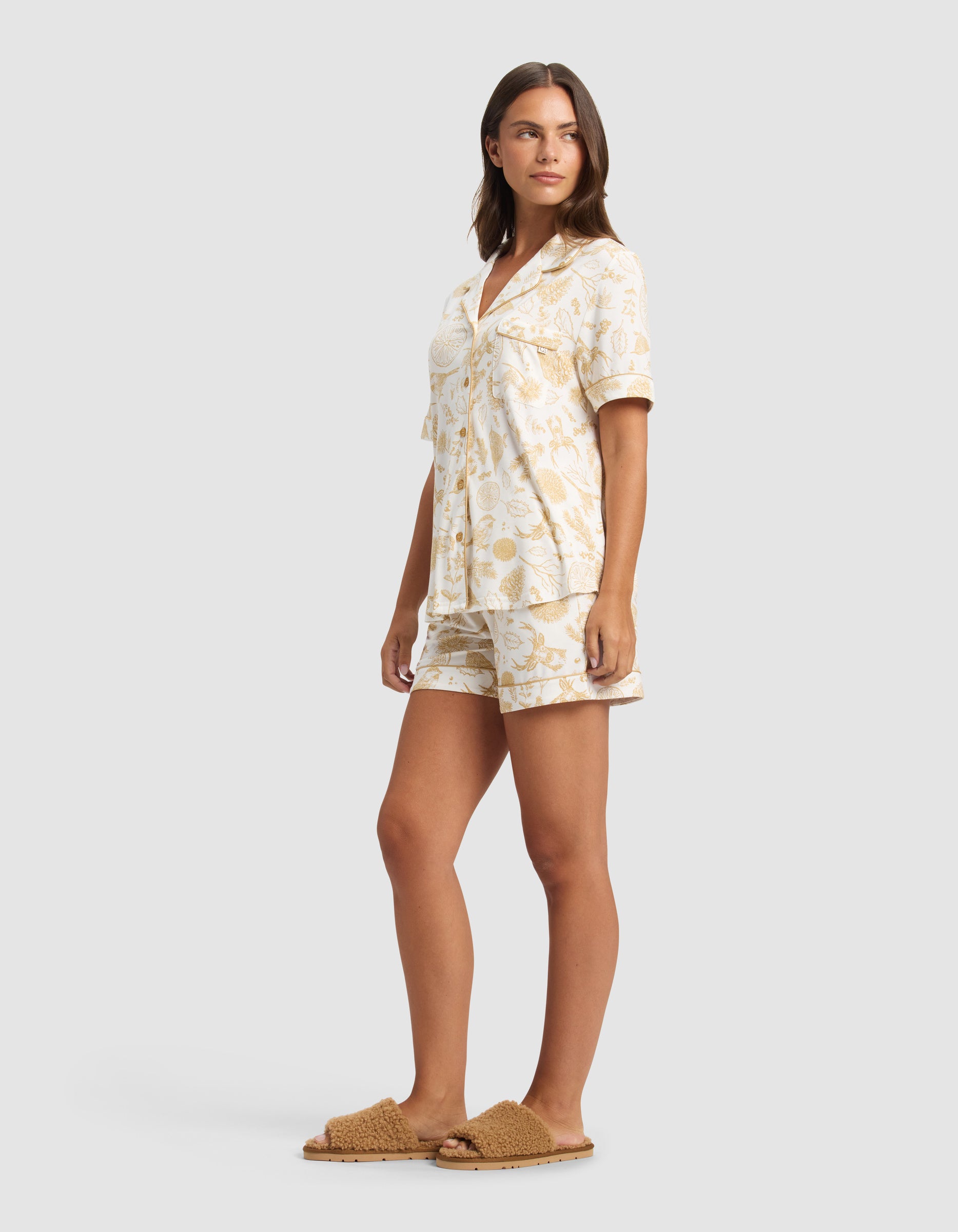 Women's Bamboo Stretch-Knit Short Sleeve Pajama Set - Last Chance - Image 8