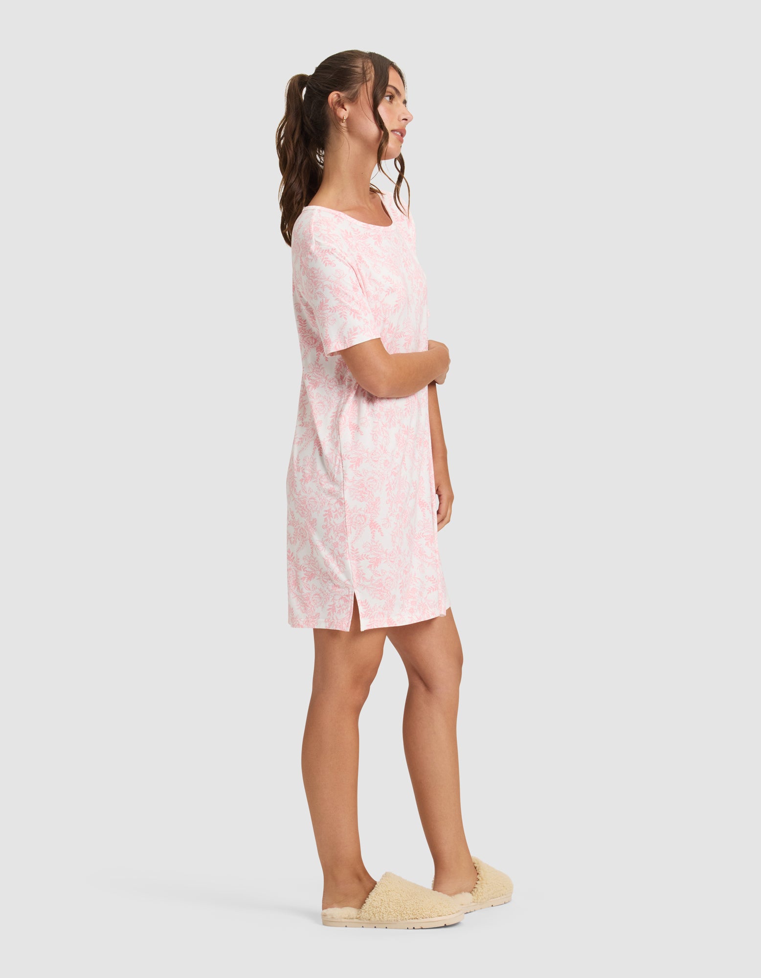 Women's Bamboo Stretch-Knit Sleep Dress - Image 11