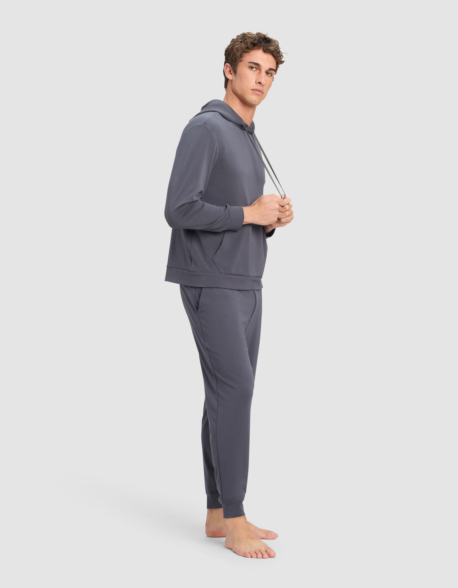 Men's Brushed Bamboo Hoodie & Jogger Set - Image 8