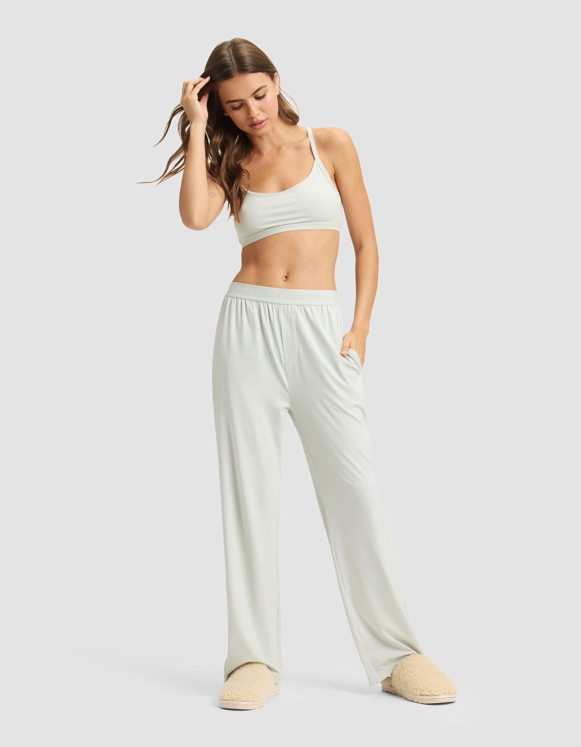 Women's First Layer Pajama Soft Bra & Pant Set - Image 26
