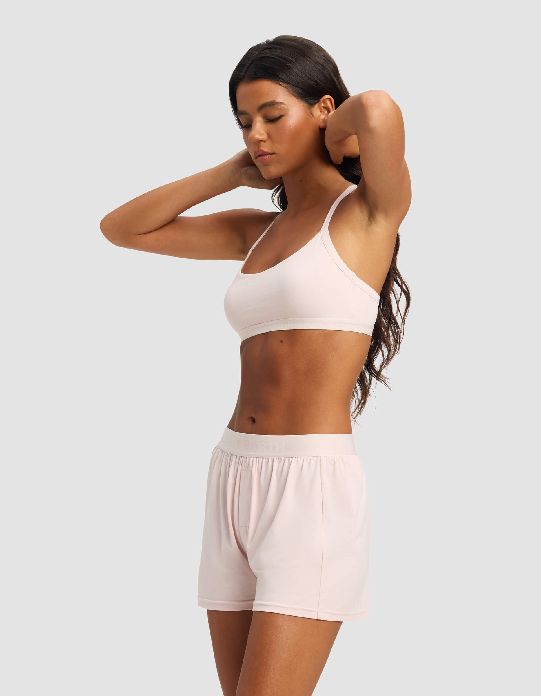 Women's First Layer Pajama Soft Bra & Boxer Short Set - Image 36