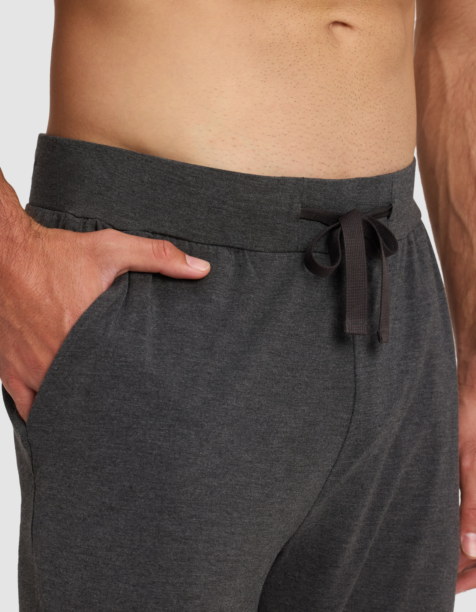 Men's Bamboo Stretch-Knit Short Sleeve Tee & Pant Pajama Set - Image 5