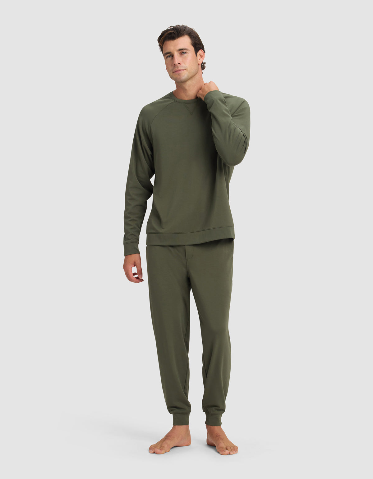 Men's Brushed Bamboo Jogger Set - Image 10