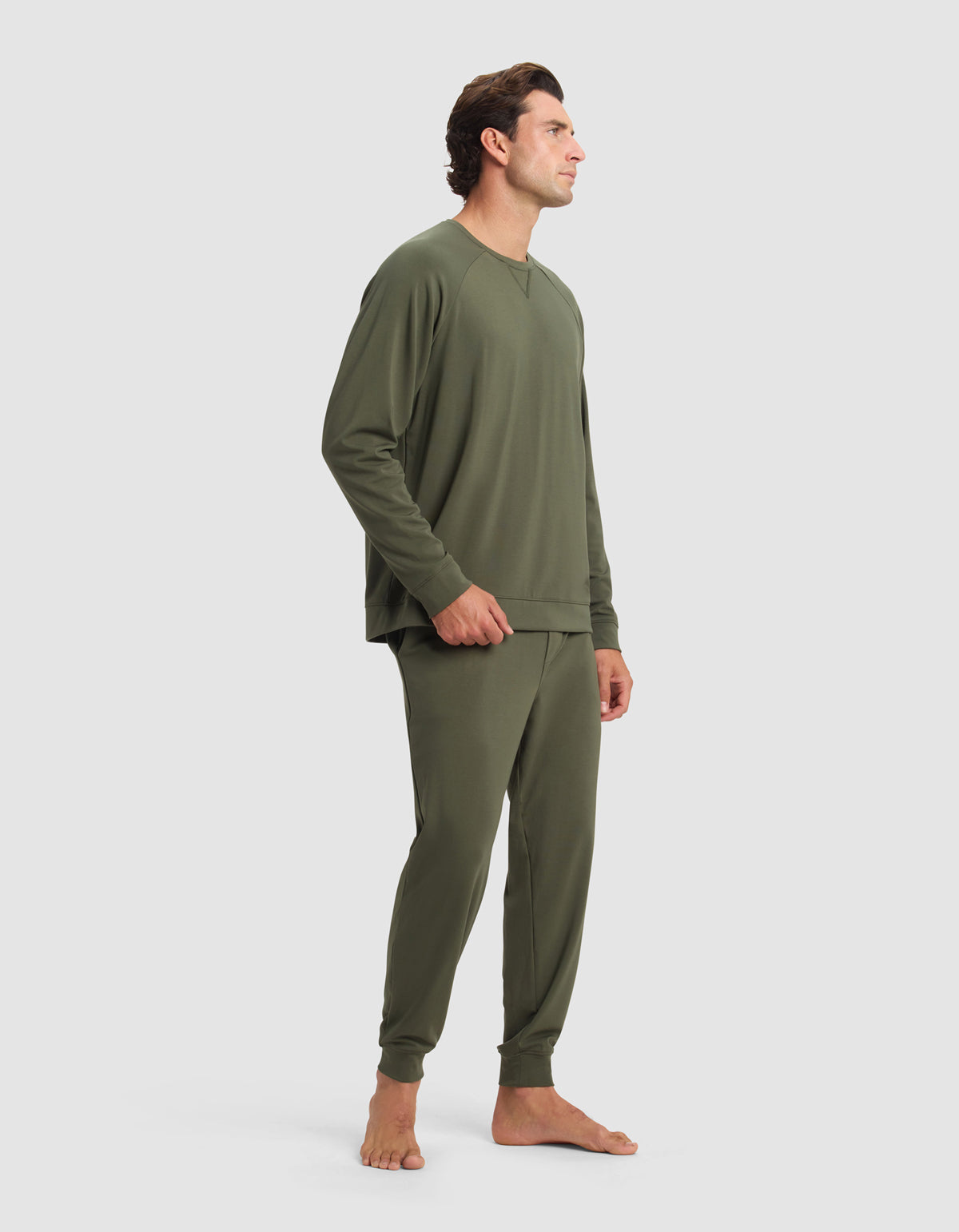 Men's Brushed Bamboo Jogger Set - Image 11