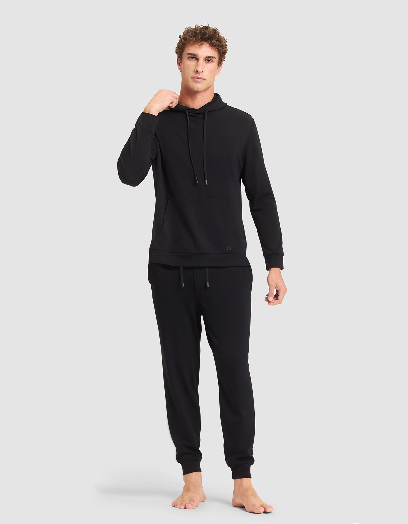 Men's Brushed Bamboo Hoodie & Jogger Set - Image 3