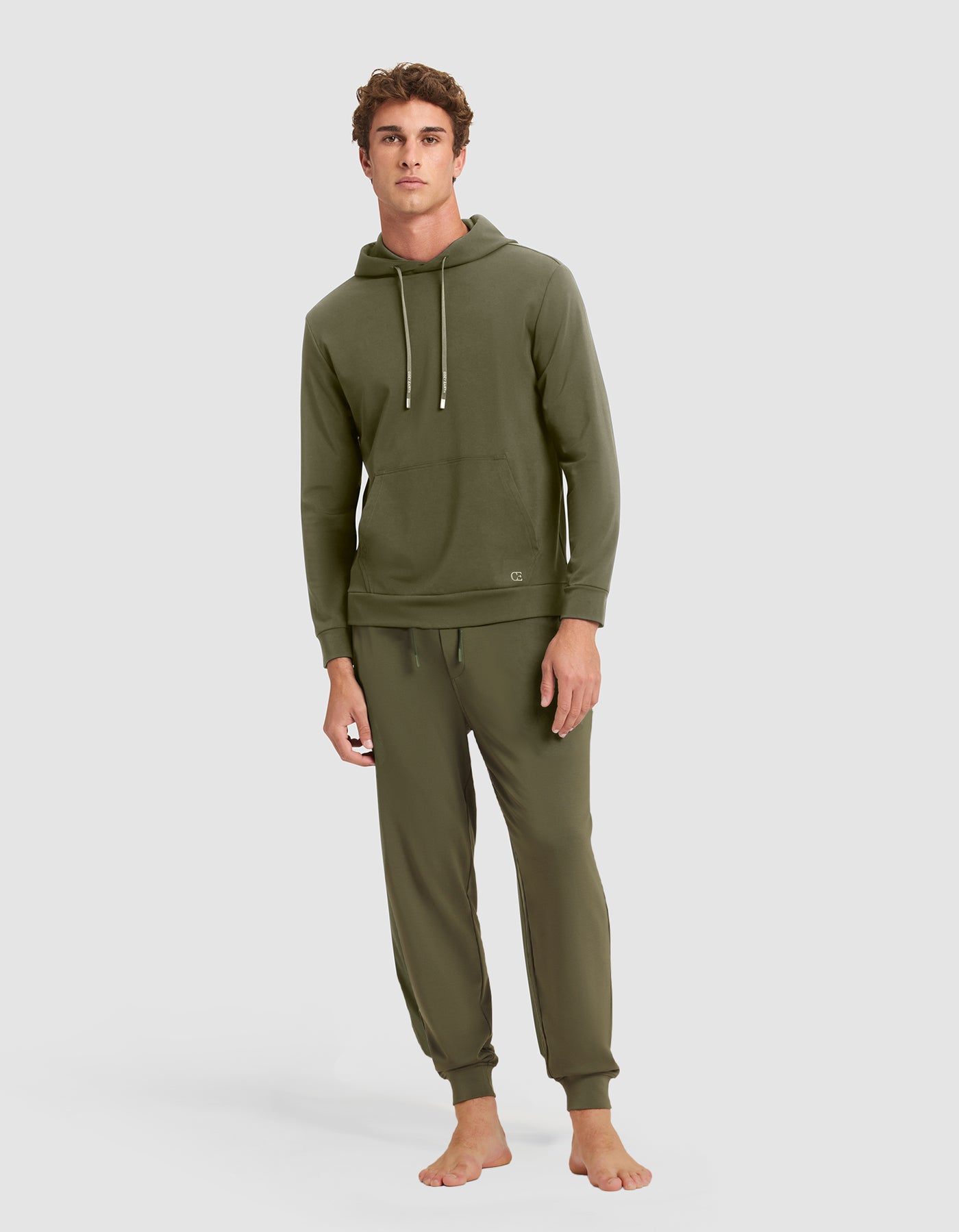 Men's Brushed Bamboo Hoodie & Jogger Set - Image 9
