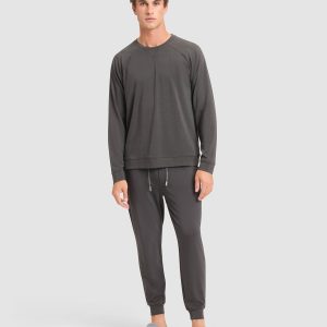 Men's Brushed Bamboo Jogger Set