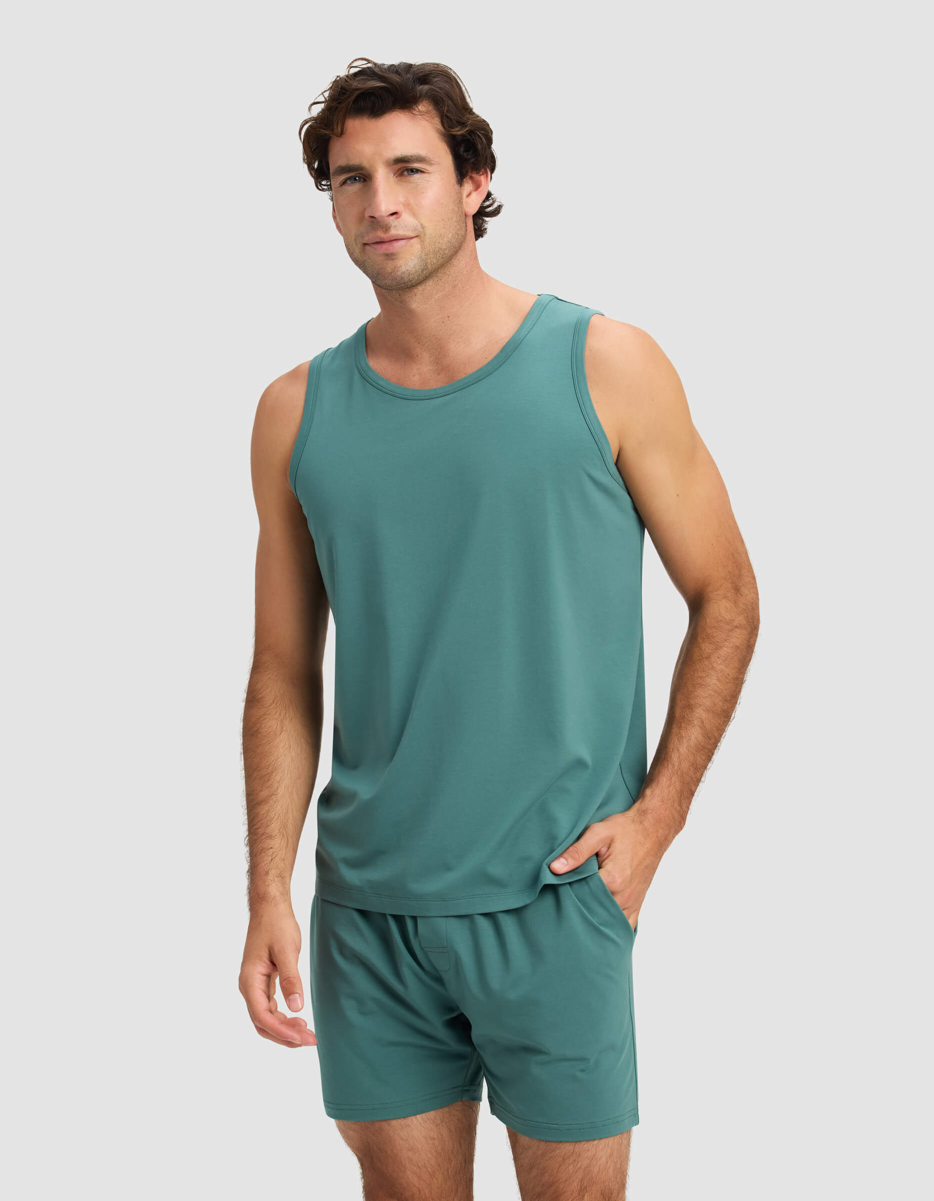 Men's First Layer Pajama Tank & Short Set - Image 22