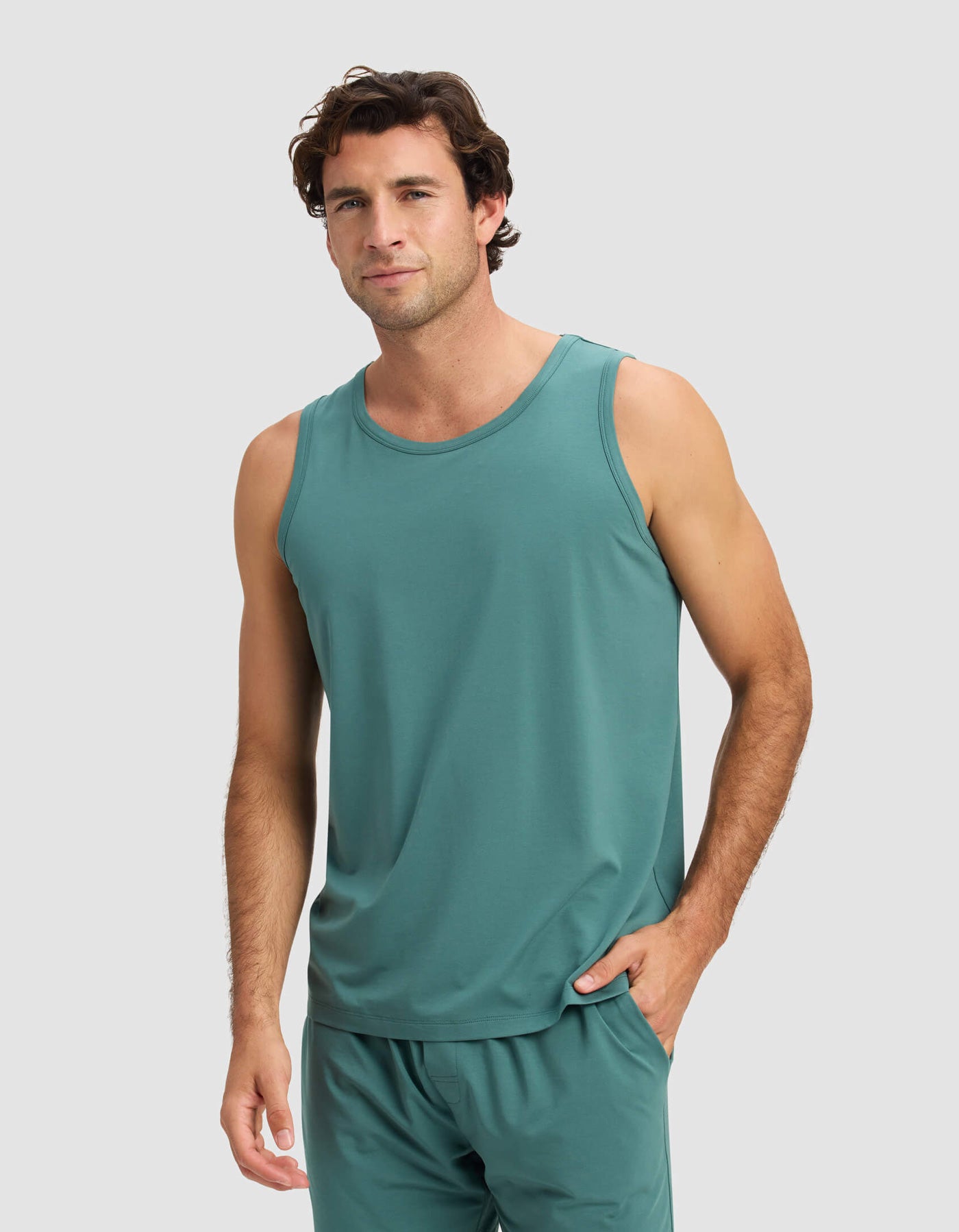 Men's First Layer Pajama Tank & Pant Set - Image 22