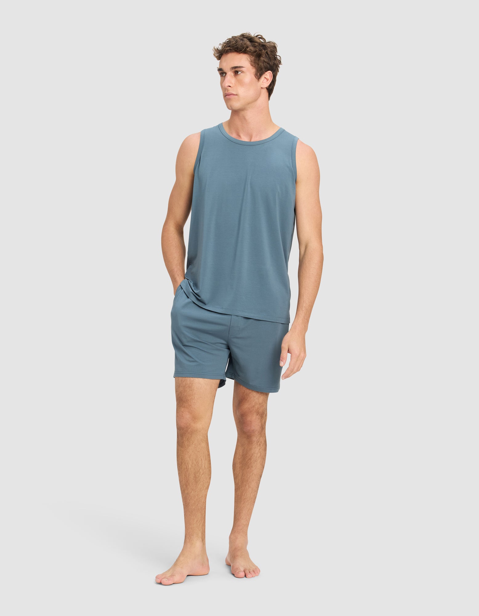 Men's First Layer Pajama Tank & Short Set - Image 6