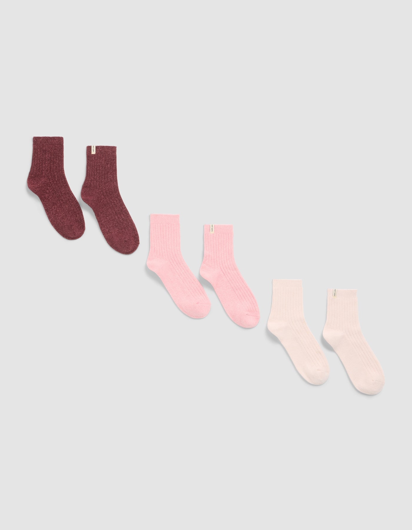 Women's Plush Lounge Quarter Sock 3-Pack - Image 6