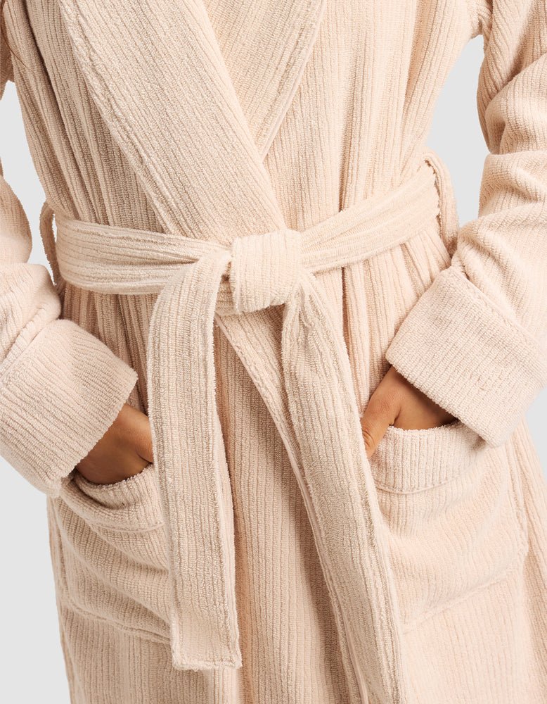 Ribbed Terry Bath Robe - Image 9