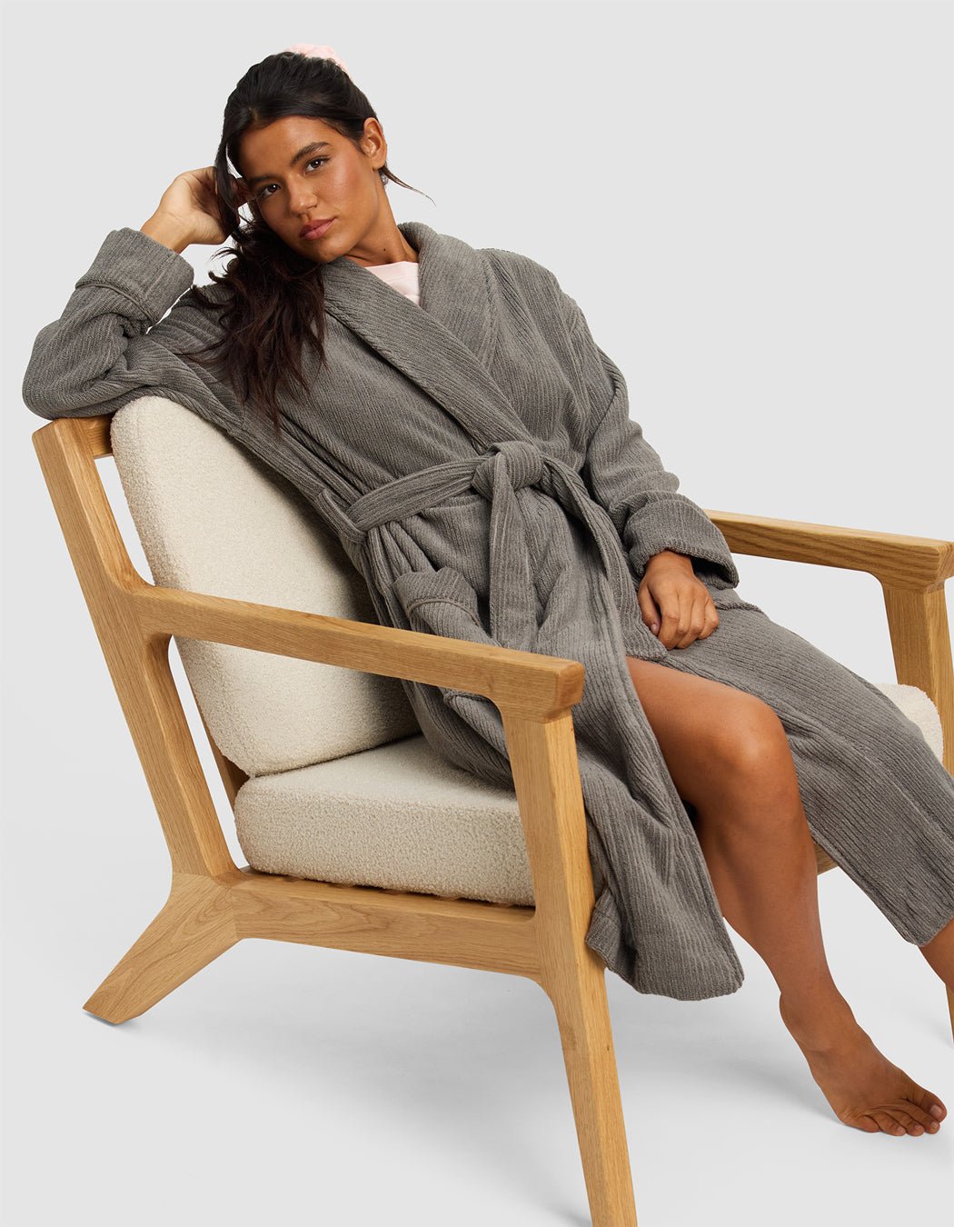 Ribbed Terry Bath Robe - Image 21