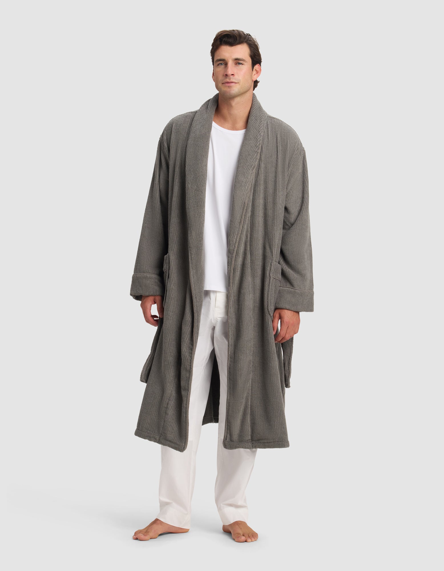 Ribbed Terry Bath Robe - Image 24