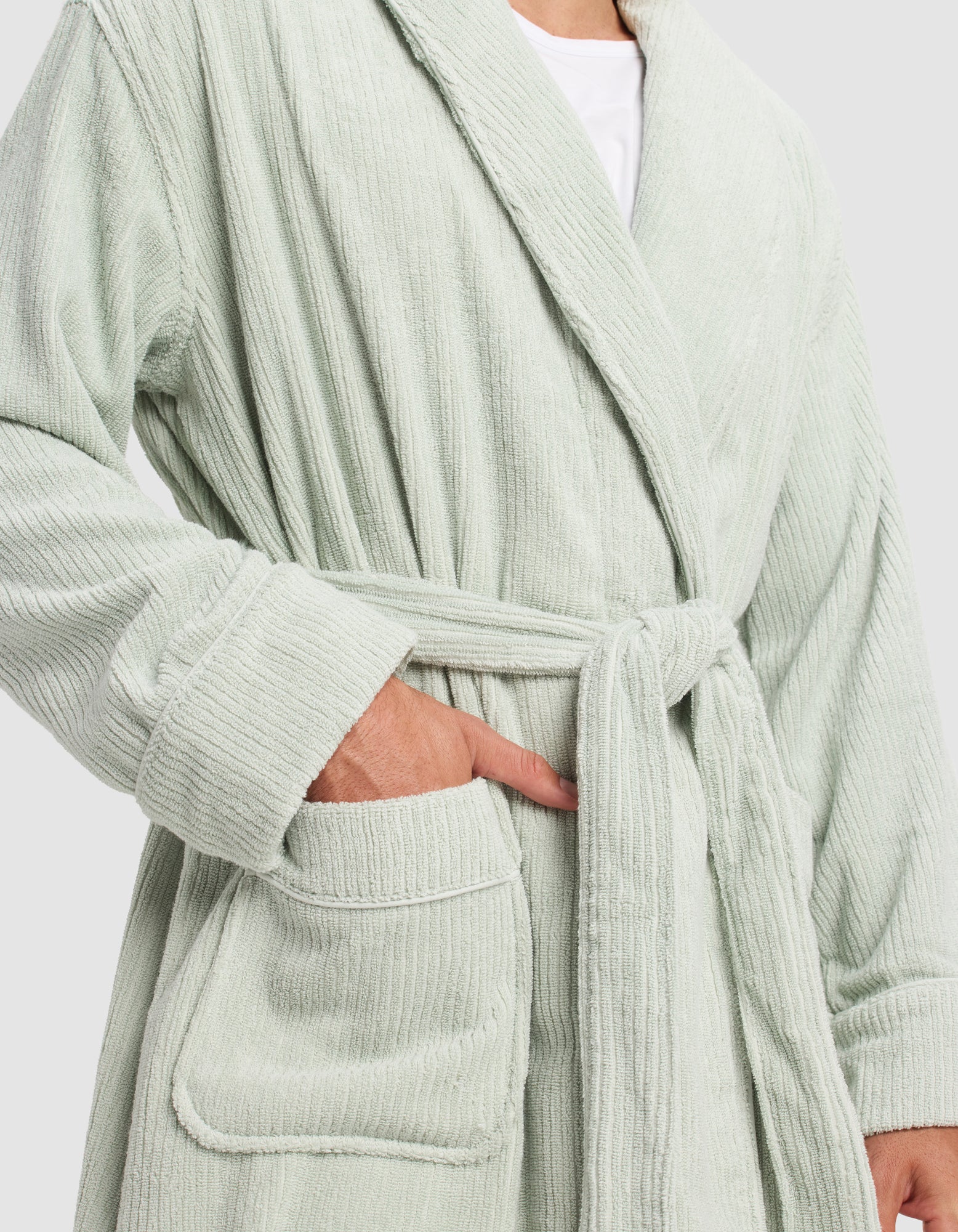 Ribbed Terry Bath Robe - Image 19