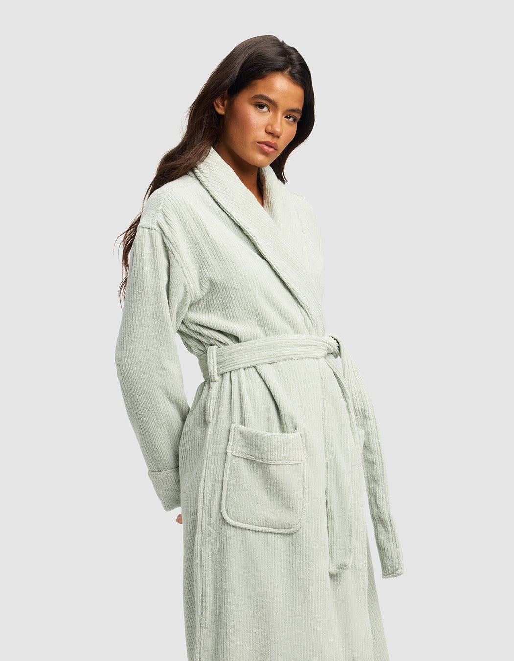 Ribbed Terry Bath Robe - Image 13
