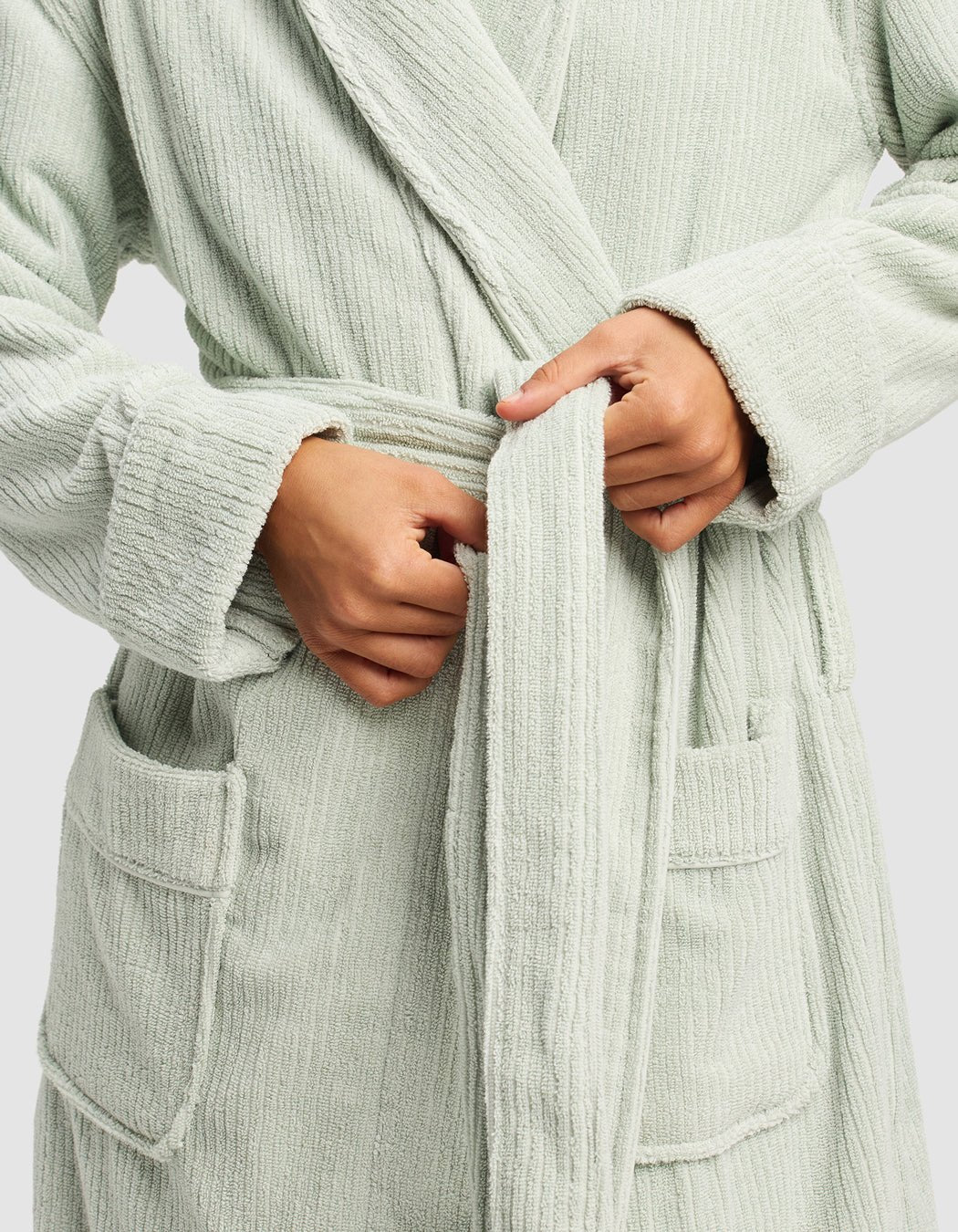 Ribbed Terry Bath Robe - Image 14
