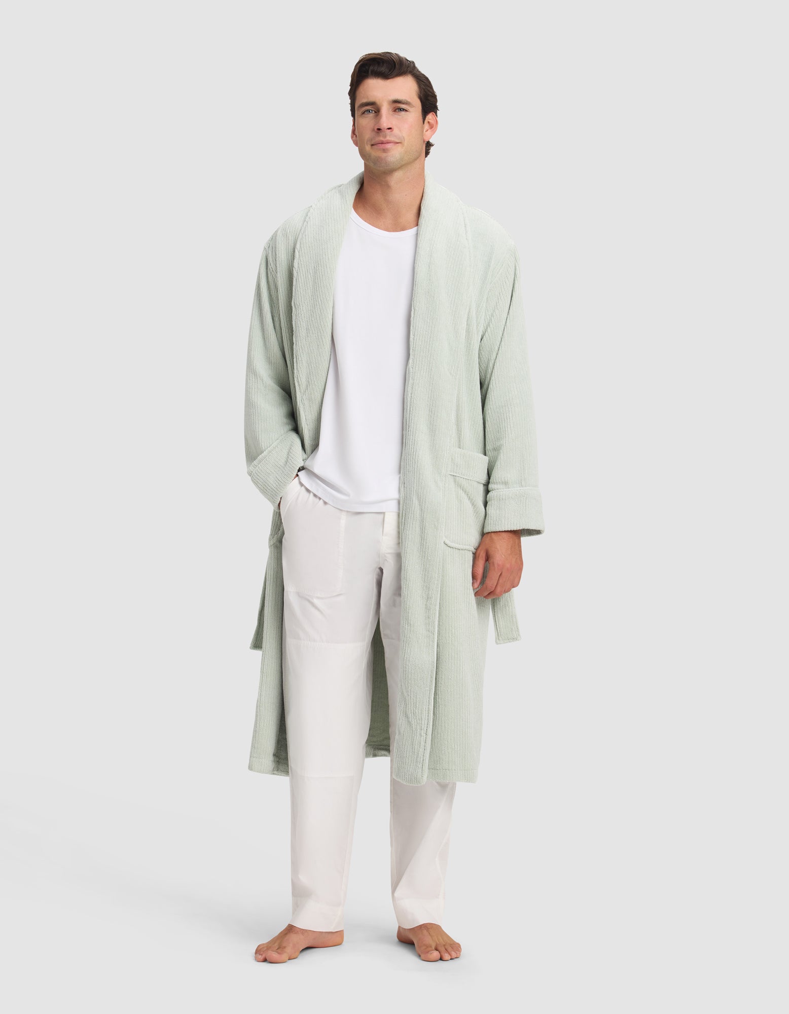 Ribbed Terry Bath Robe - Image 16