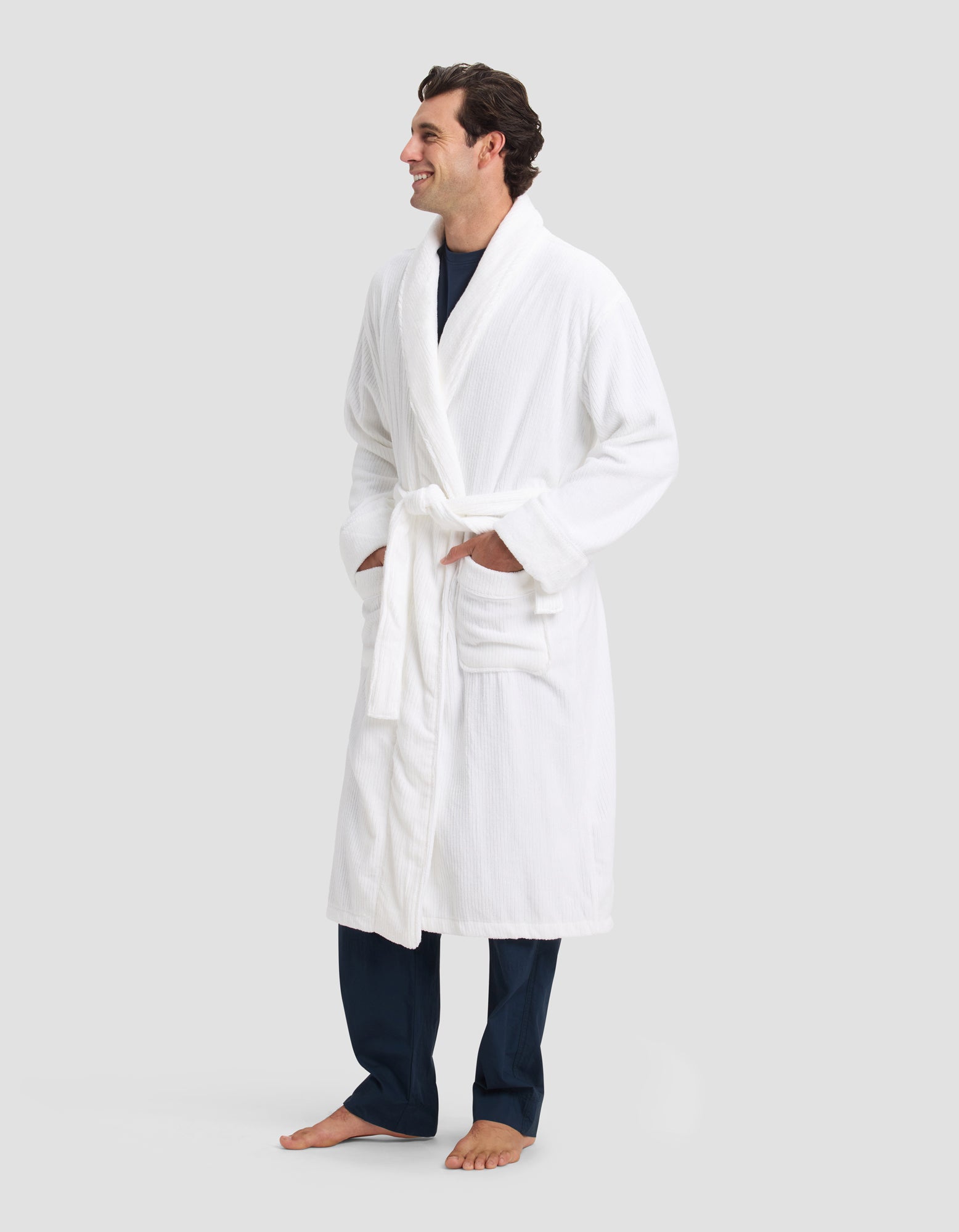 Ribbed Terry Bath Robe - Image 33