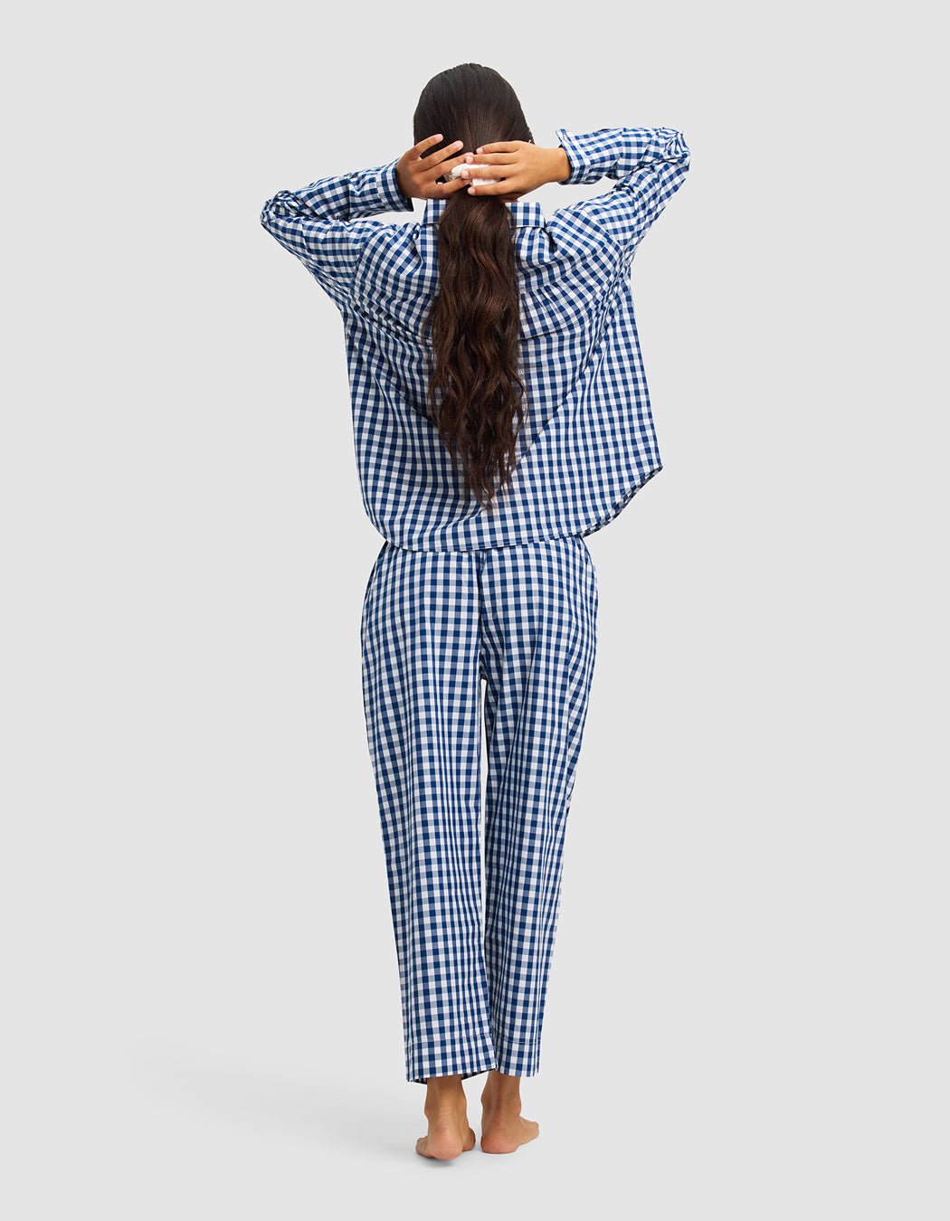 Women's Sutton Long Sleeve Cropped Pajama Set - Image 5