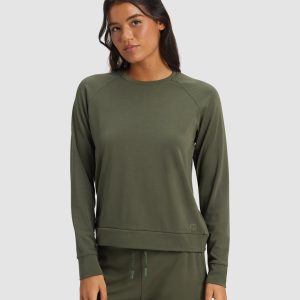 Women's Brushed Bamboo Pullover Crew