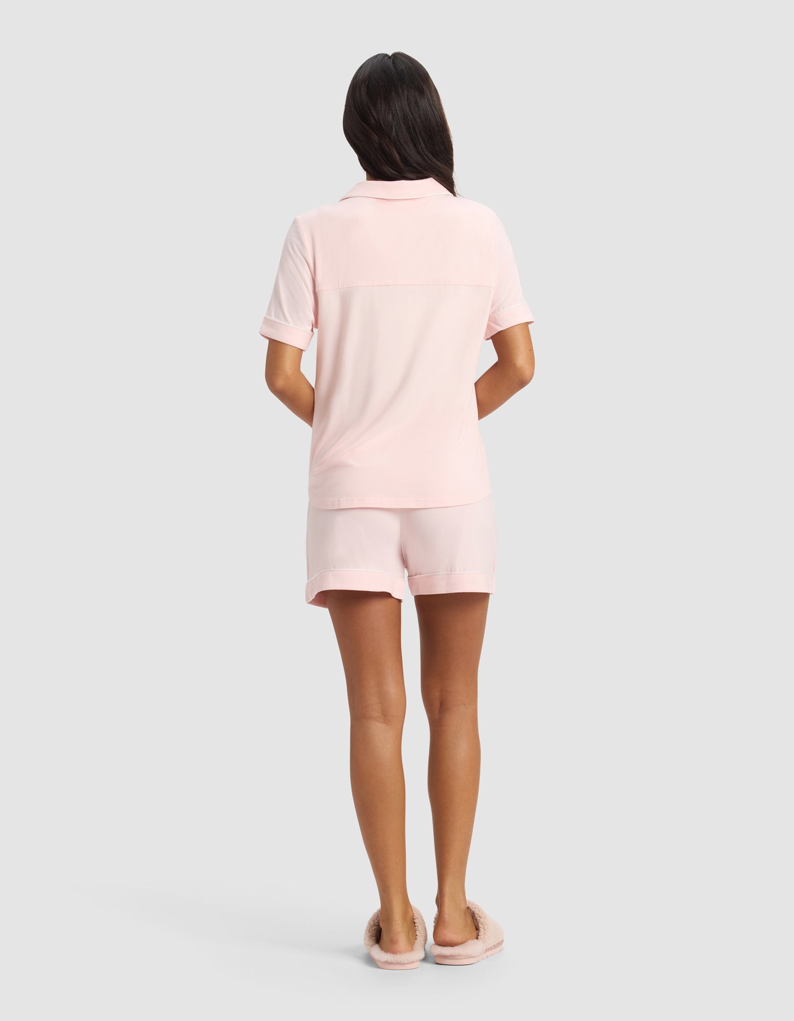 Women's Bamboo Stretch-Knit Short Sleeve Pajama Set - Image 53
