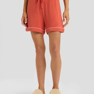 Women's Bamboo Rib-Knit Classic Pajama Short