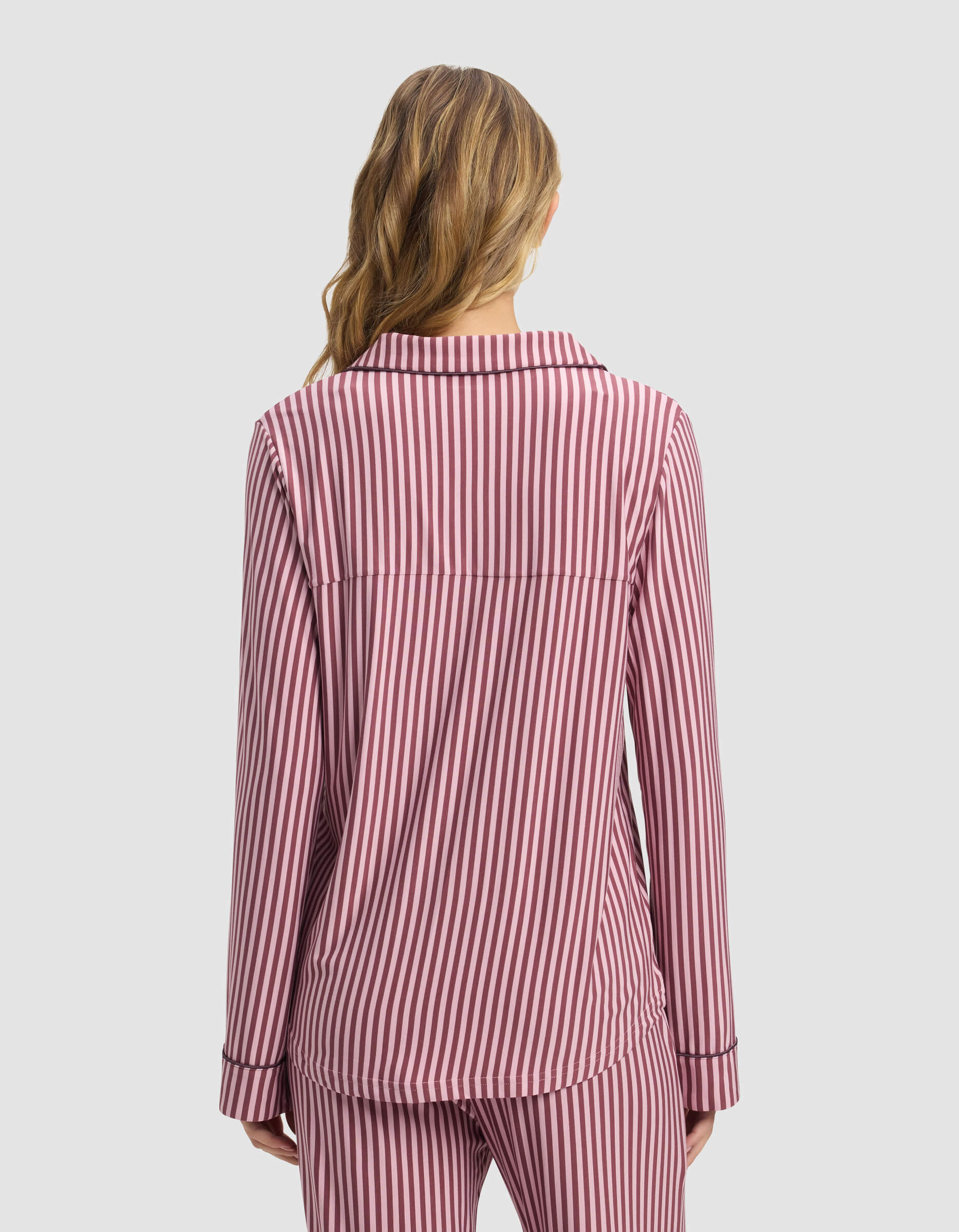 Women's Bamboo Stretch-Knit Long Sleeve Pajama Top - Last Chance - Image 59