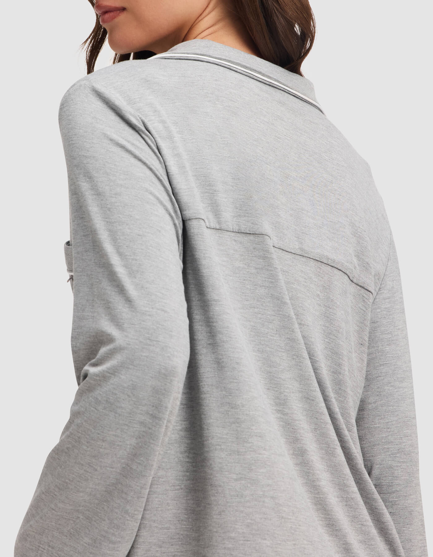 Women's Bamboo Stretch-Knit Long Sleeve Pajama Top - Image 26