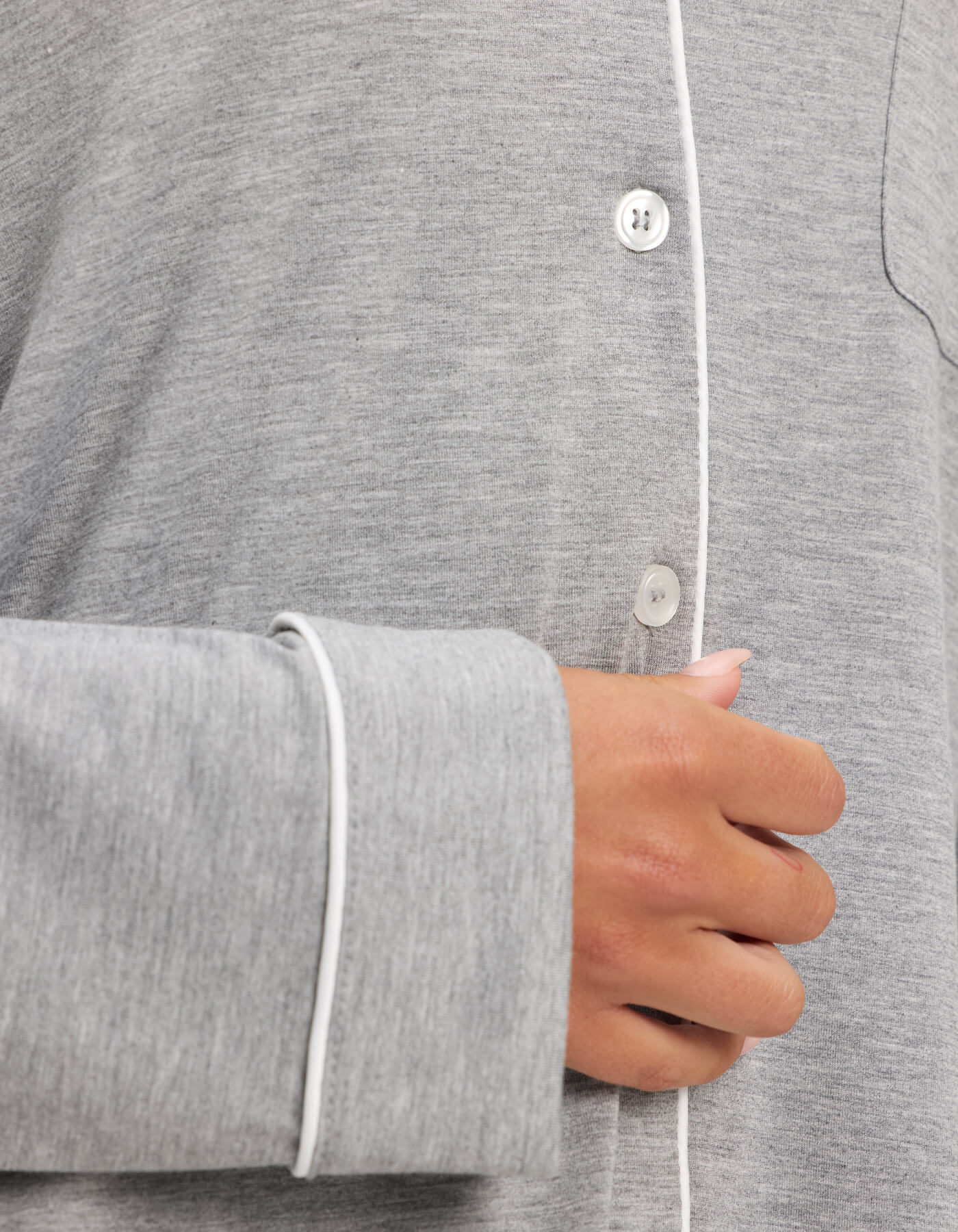Women's Bamboo Stretch-Knit Long Sleeve Pajama Top - Image 27