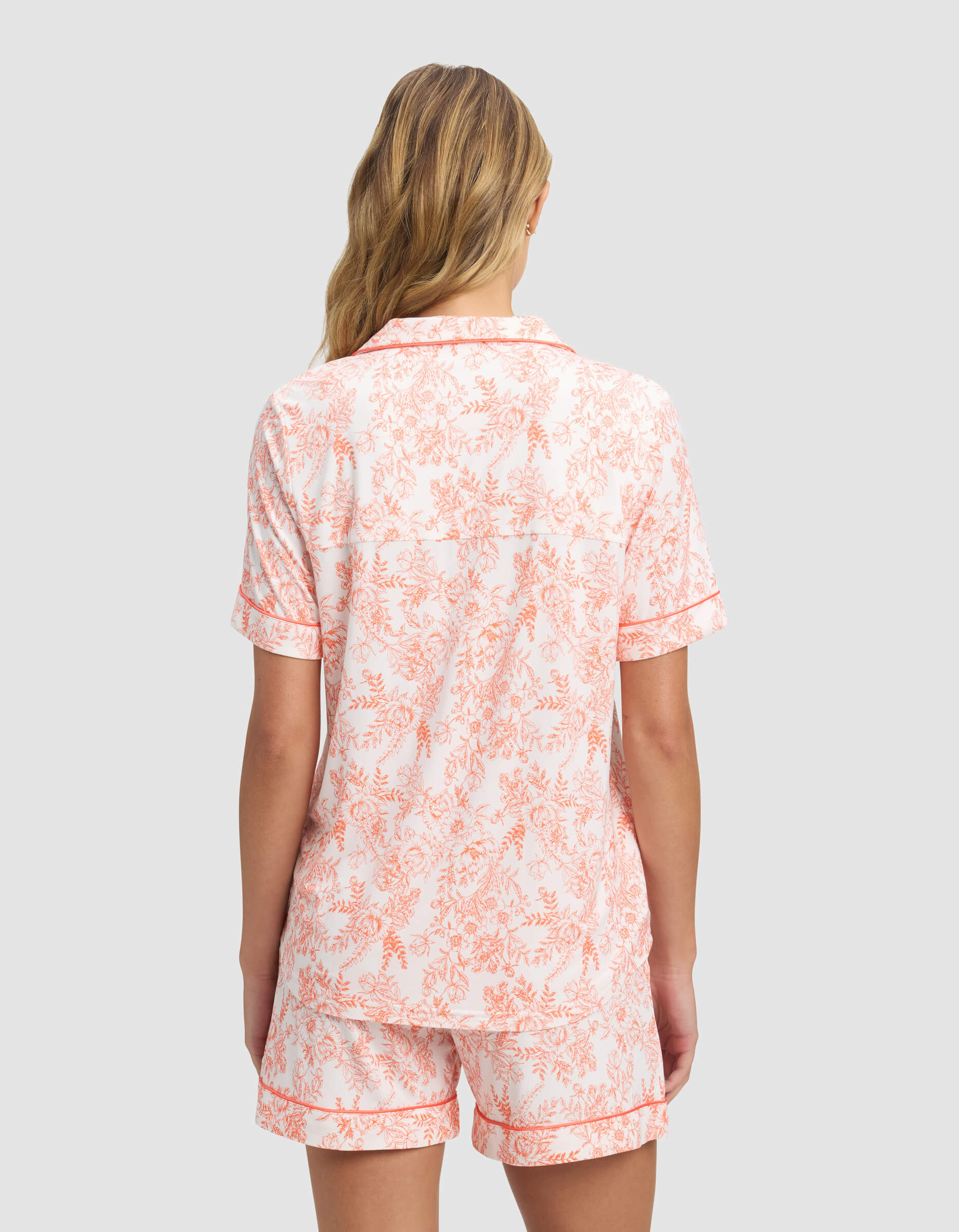 Women's Bamboo Stretch-Knit Short Sleeve Pajama Top - Image 6