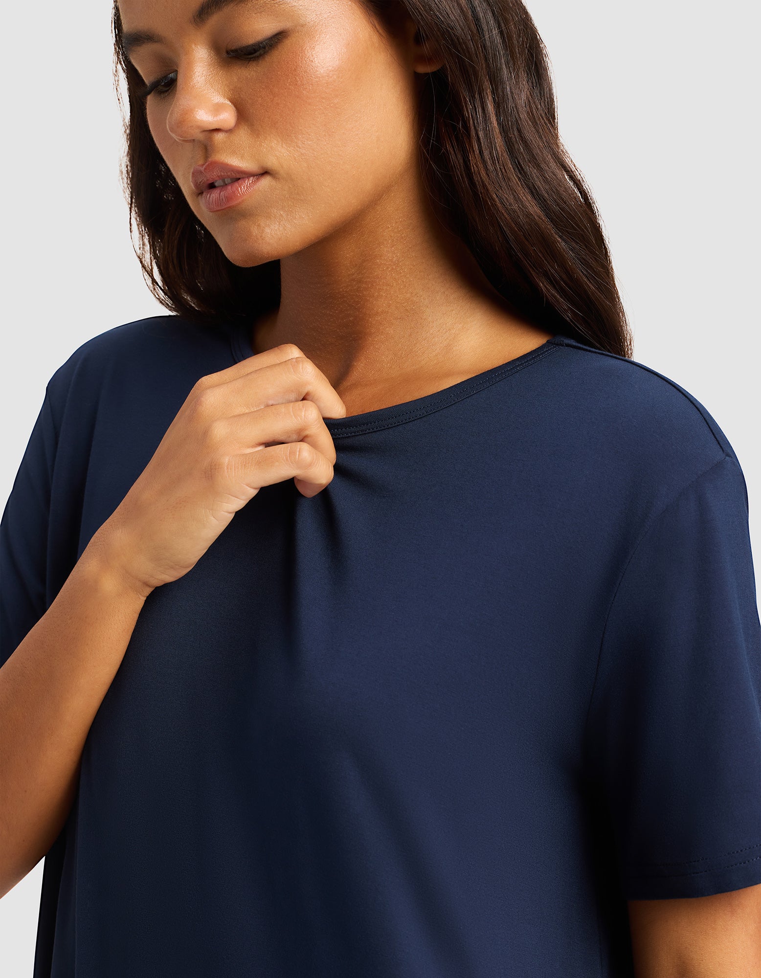 Women's Bamboo Stretch-Knit Sleep Dress - Image 41